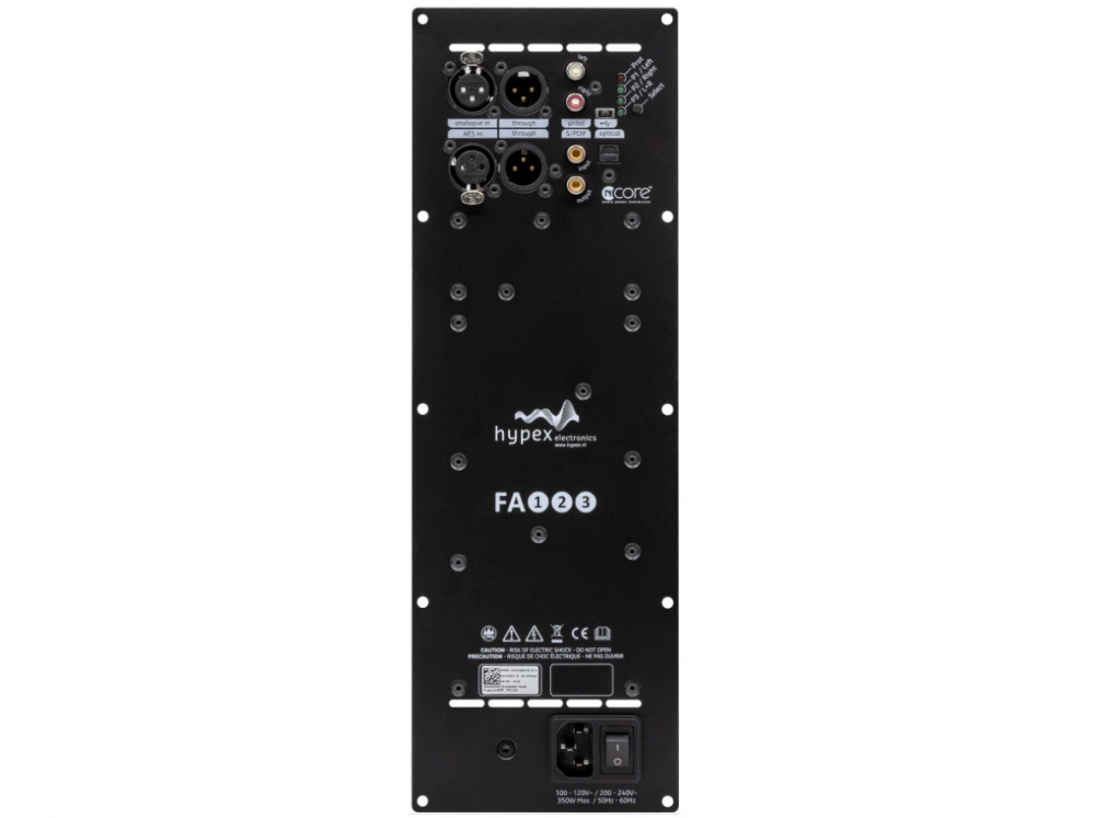 Hypex FusionAmp FA123, 2x125 Watt + 1x100 Watt 4 Ohm