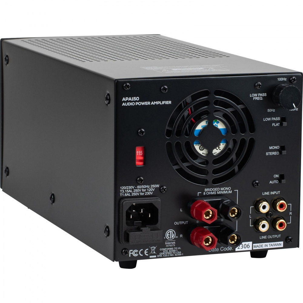 Dayton Audio APA150, brückbarer Stereoverstärker mit 2x75W