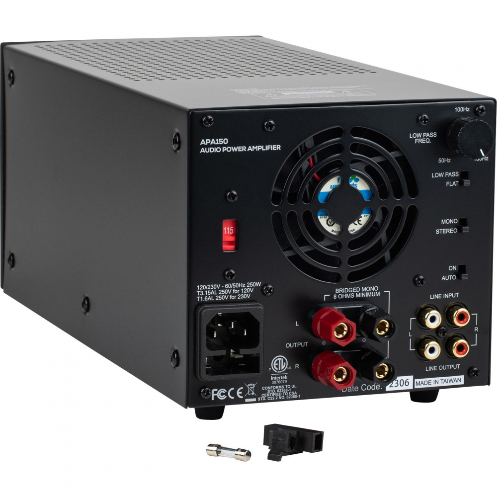 Dayton Audio APA150, brückbarer Stereoverstärker mit 2x75W