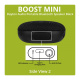 Dayton Audio Boost Mini, tragbarer Bluetooth-Lautsprecher Dayton Audio Boost Mini, tragbarer Bluetooth-Lautsprecher