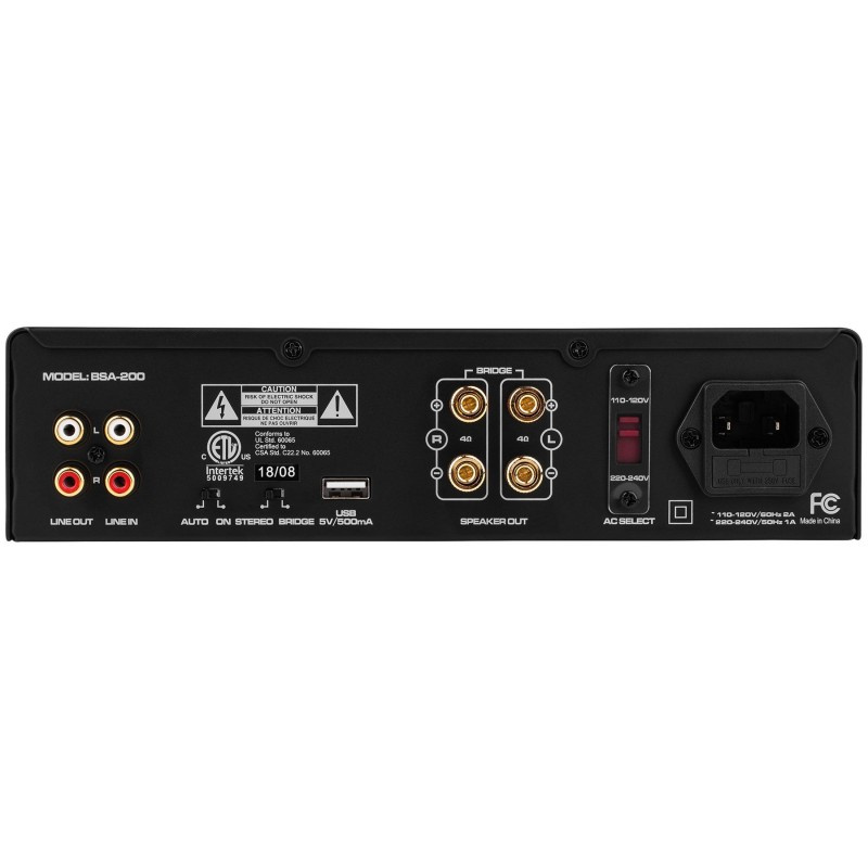 Dayton Audio BSA-200 brückbarer Verstärker mit Tiefpassfilter