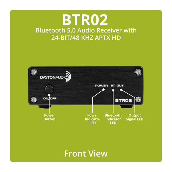 Dayton Audio BTR02 Bluetooth-Empfänger