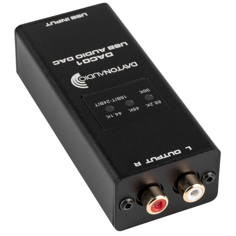 Dayton Audio DAC01, USB-DAC mit 24/96-Unterstützung