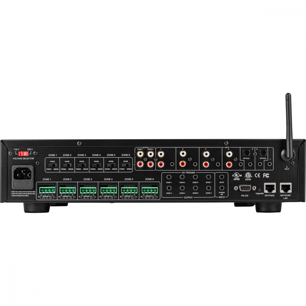 Dayton Audio DAX88, Multiroom-Verstärker mit 8 Zonen und Netzwerk