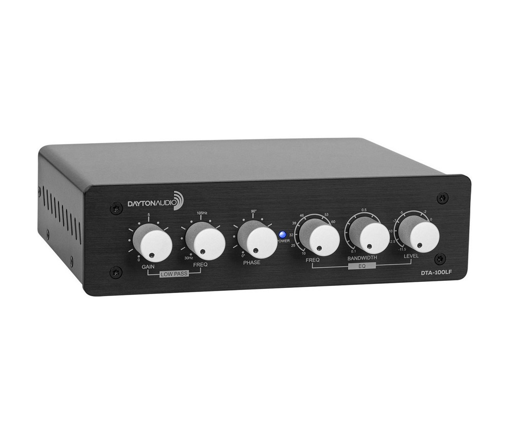Dayton Audio DTA-100LF, Verstärker mit Tiefpassfilter & EQ
