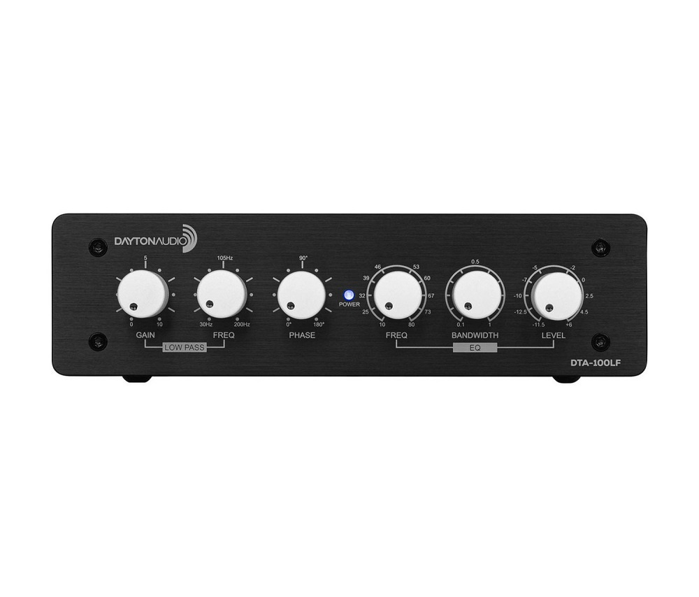 Dayton Audio DTA-100LF, Verstärker mit Tiefpassfilter & EQ