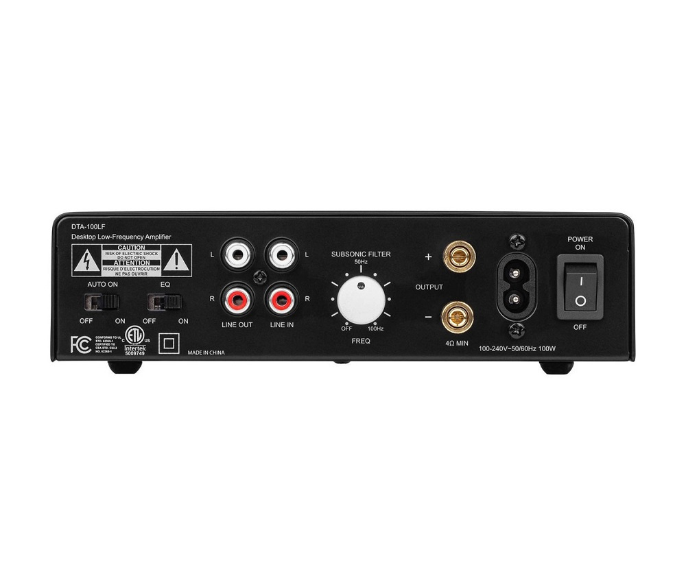 Dayton Audio DTA-100LF, Verstärker mit Tiefpassfilter & EQ