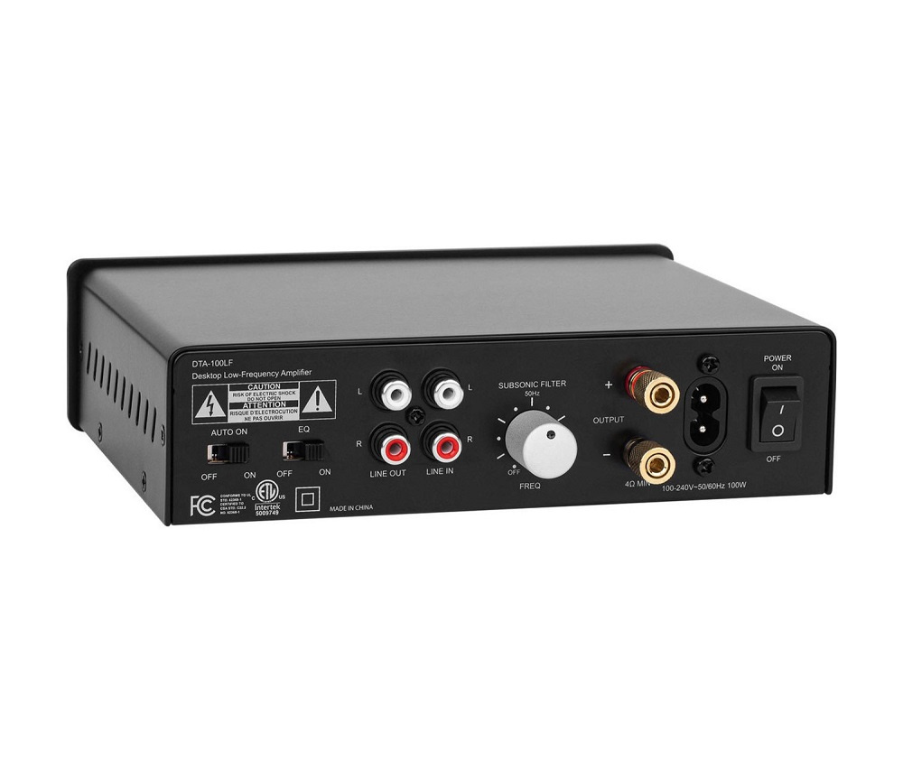Dayton Audio DTA-100LF, Verstärker mit Tiefpassfilter & EQ