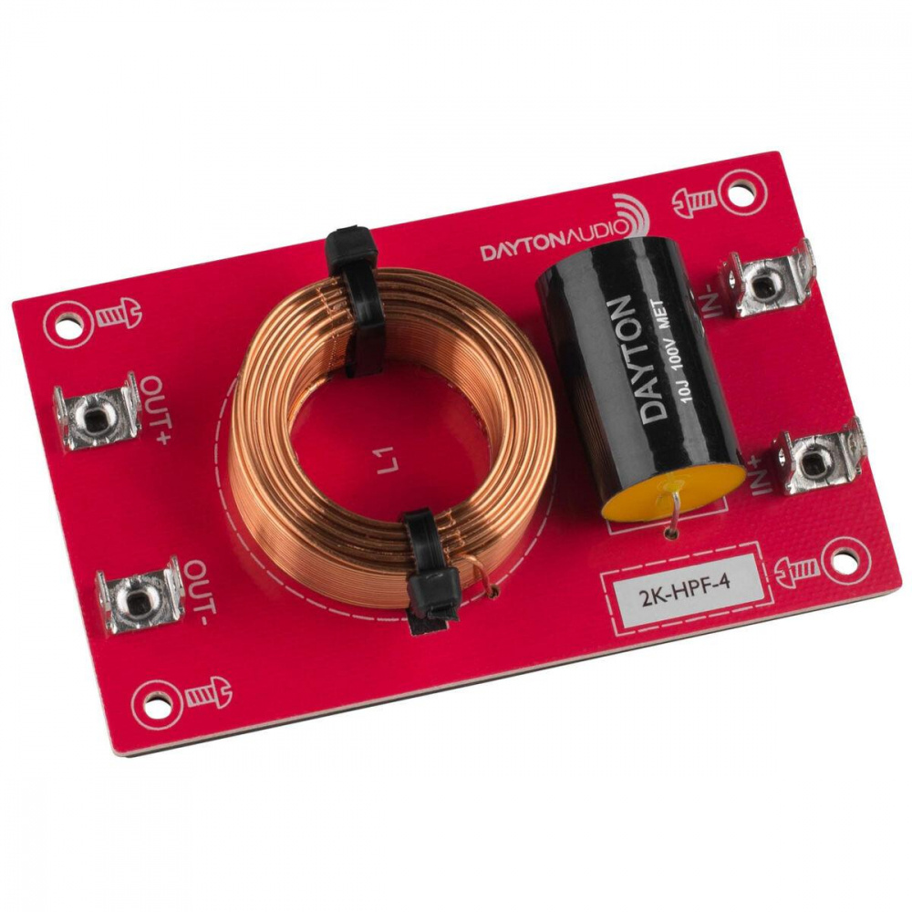 Dayton Audio Hochpassfilter 12dB/Okt 4ohm, Stück