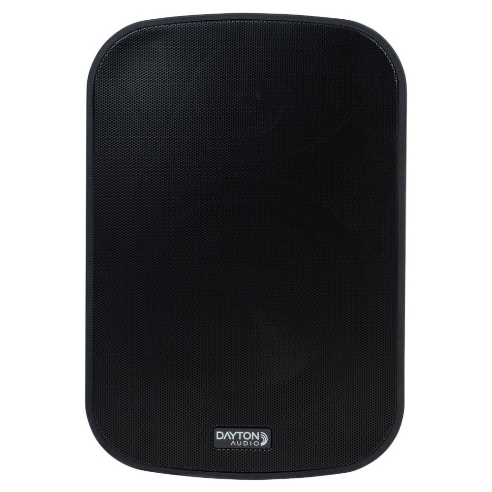Dayton Audio IO65XP, aktive 6,5-Zoll-Außenlautsprecher, schwarzes Paar