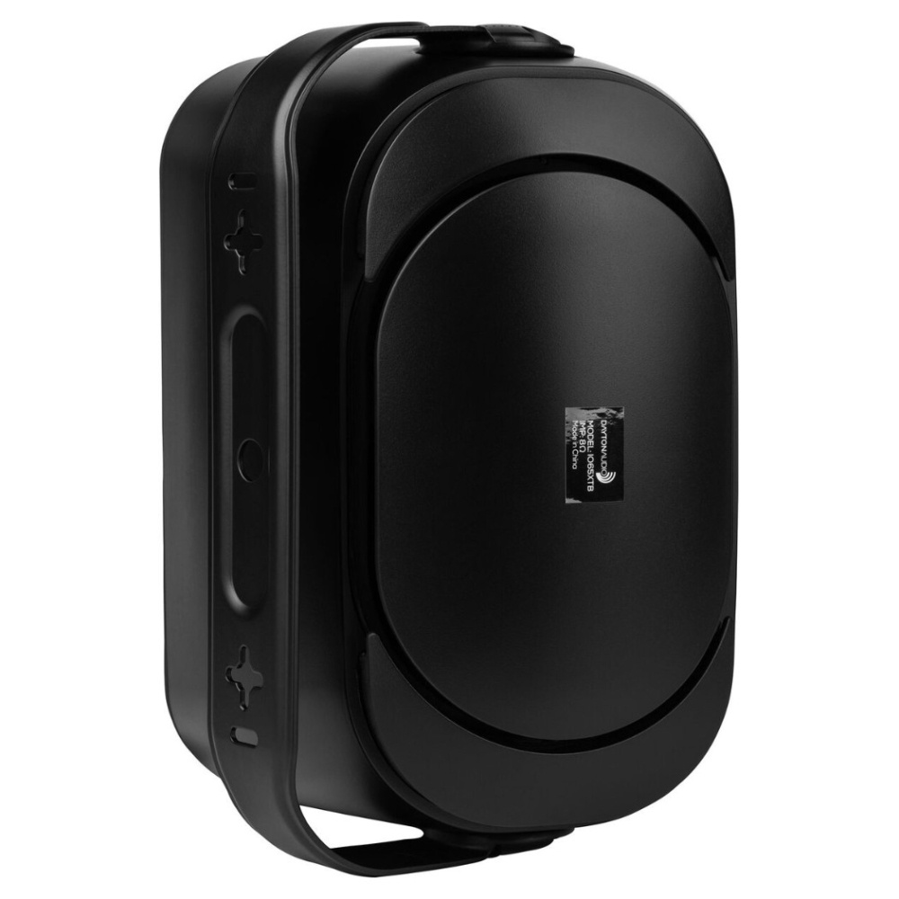 Dayton Audio IO65XTB, 6,5-Zoll-Outdoor-Lautsprecher mit 70/100V-Unterstützung, schwarzes Paar