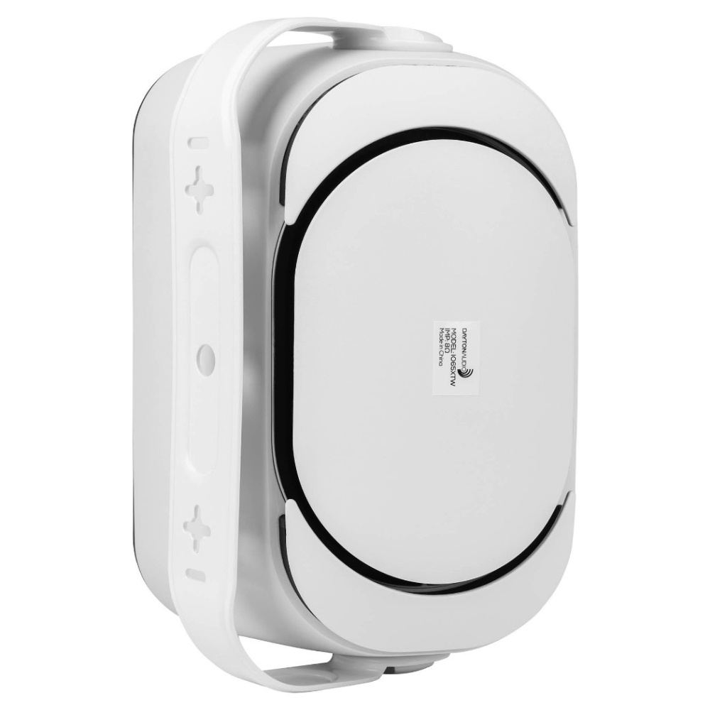 Dayton Audio IO65XTW, 6,5-Zoll-Außenlautsprecher mit 70/100V-Unterstützung, weißes Paar