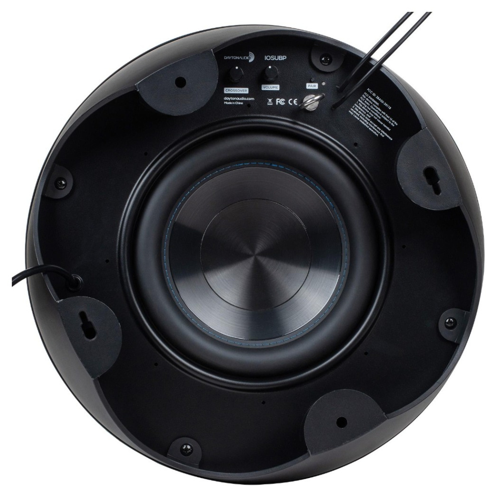 Dayton Audio IOSUBP, 10-Zoll-Subwoofer mit 2.1-Verstärker und BT