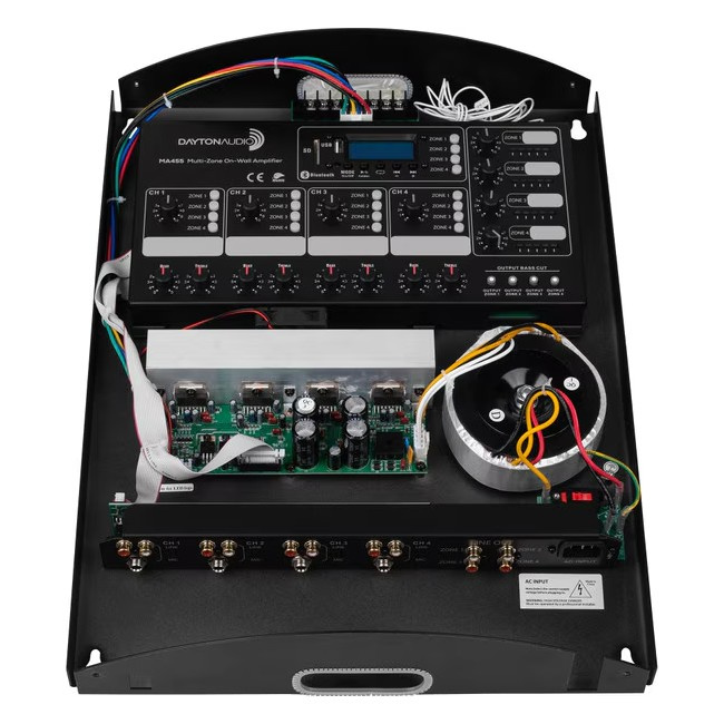 Dayton Audio MA455, wandmontierter Multiroom-Verstärker