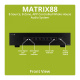 Dayton Audio Matrix88, flexibler Multiroom-Vorverstärker mit 8 Zonen & Netzwerk Dayton Audio Matrix88, flexibler Multiroom-Vorverstärker mit 8 Zonen & Netzwerk