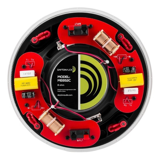 Dayton Audio ME652C, Single-Stereo 6,5-Zoll-Einbaulautsprecher, Stück