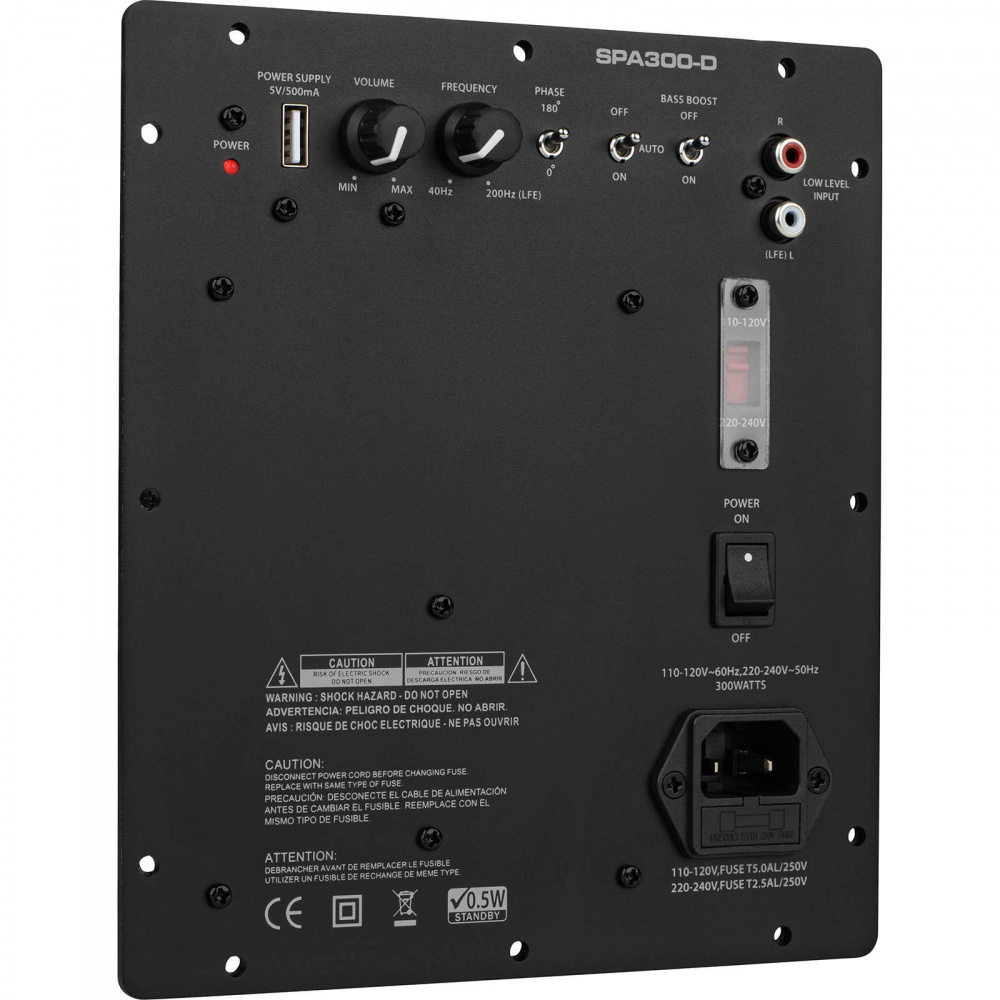 Dayton Audio SPA300-D, 300 W Einbauverstärker für Bass