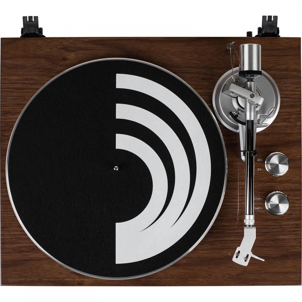 Dayton Audio TT-1BTW, Plattenspieler mit BT, USB und integriertem RIAA, Holz