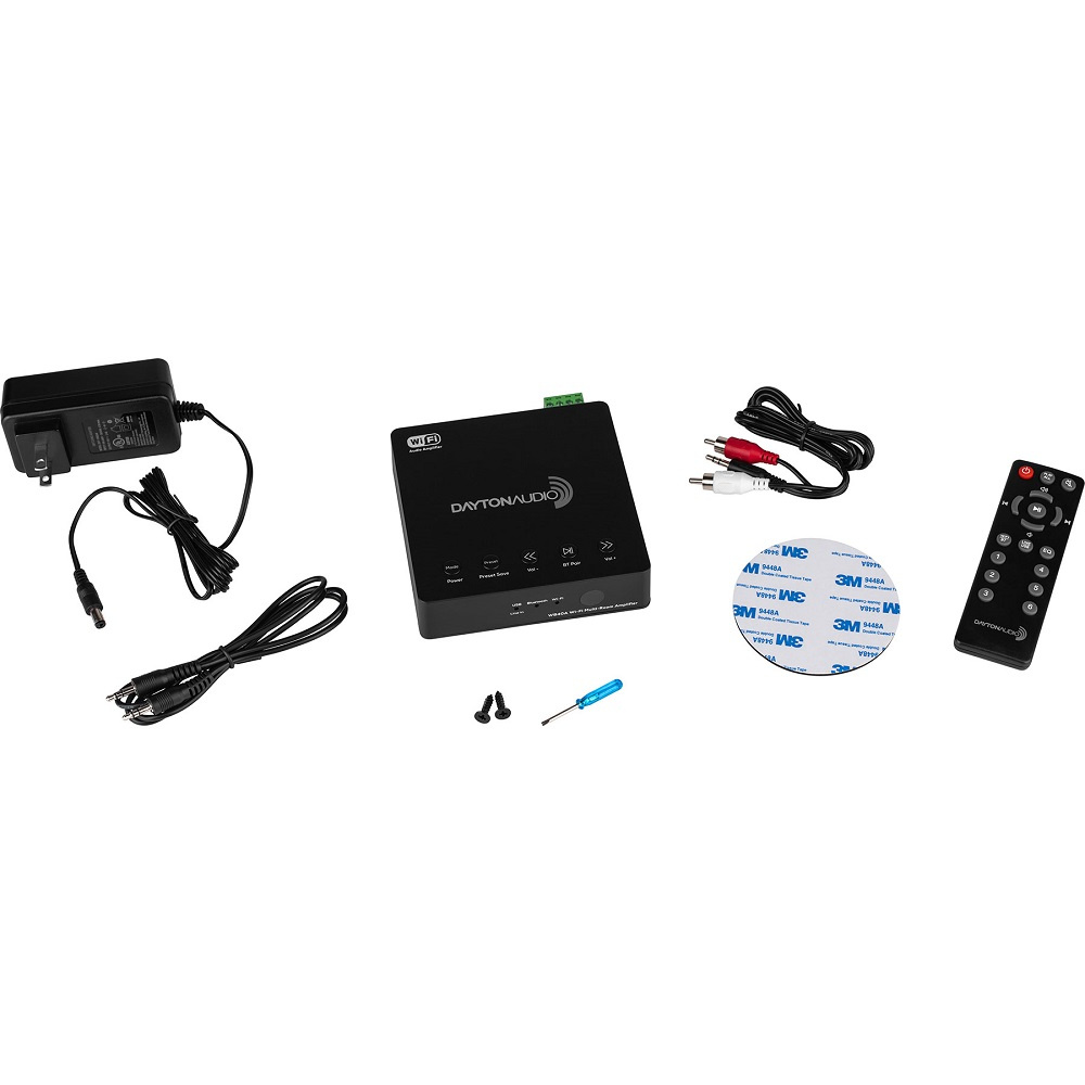 Dayton Audio WB40A, Verstärker mit Wi-Fi und Bluetooth