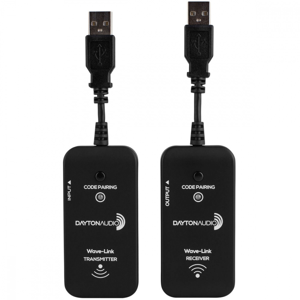 Dayton Audio Wave-Link WLS, kabelloses Audio-Übertragungsset