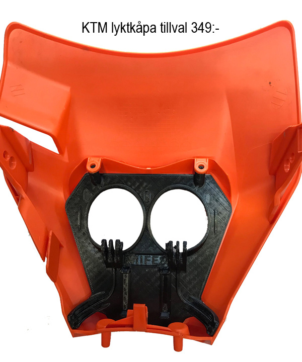 KTM 2020-2023 3D-Druck Lampenhalterung Nizled für 2xE30F/E40F