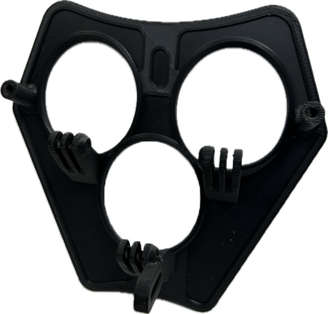 KTM 2024- 3D-Druck Lampenhalterung Nizled für 3xE30F/E40F