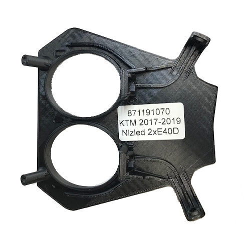 KTM 2017-2019 Lampenhalterung Nizled 2xR40DRL/2xE40D