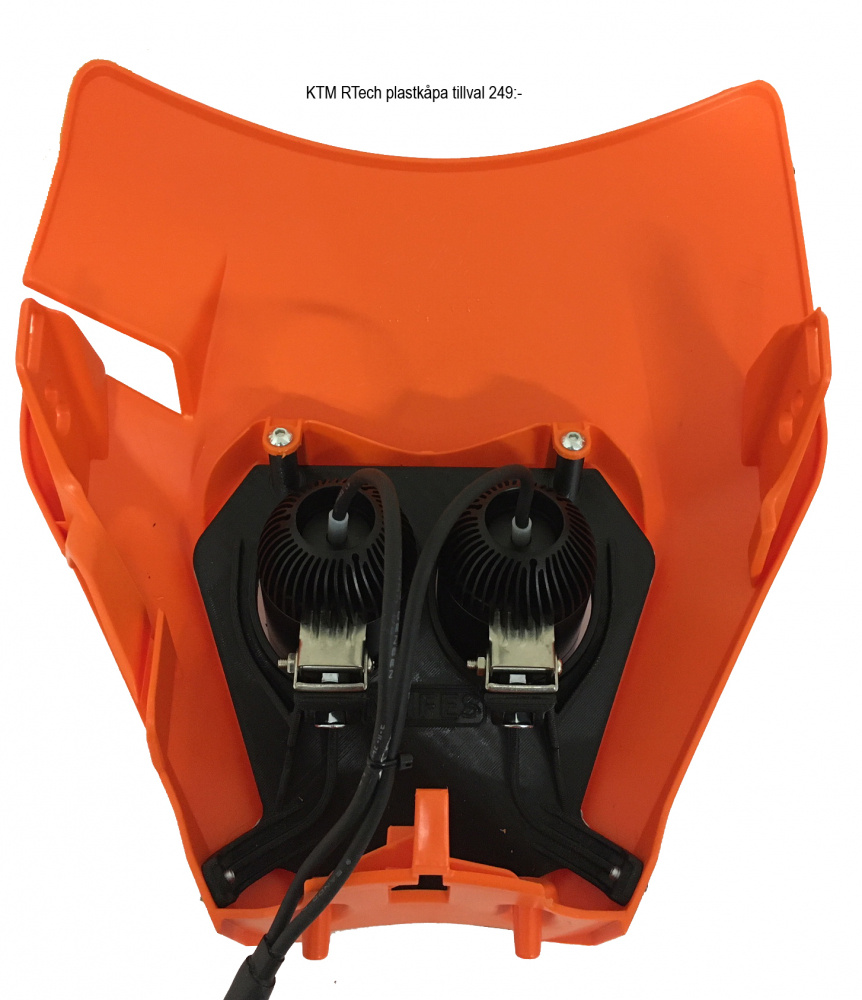 KTM 2017-2019 Lampenhalterung Nizled 2xR40DRL/2xE40D