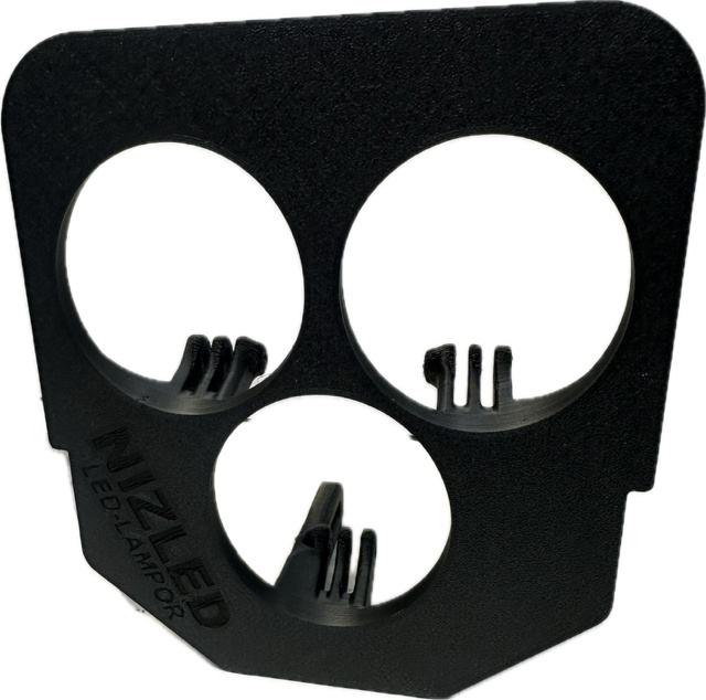 Husqvarna 2024- 3D-Druck Lampenhalter Nizled für 3xE30F/E40F