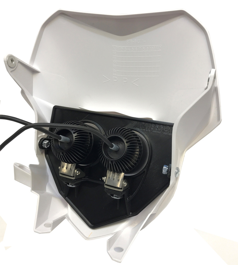 Yamaha 2019-2023 3D-Druck Lampenhalterung Nizled 2xR40DRL/E40D