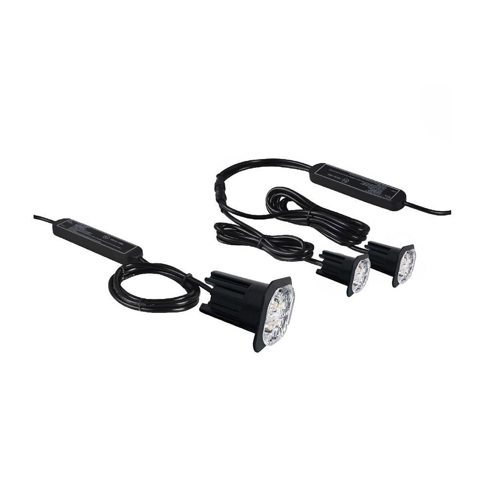 Swedstuff eingelassene LED-Blitzleuchten 2 x 10 W, orange