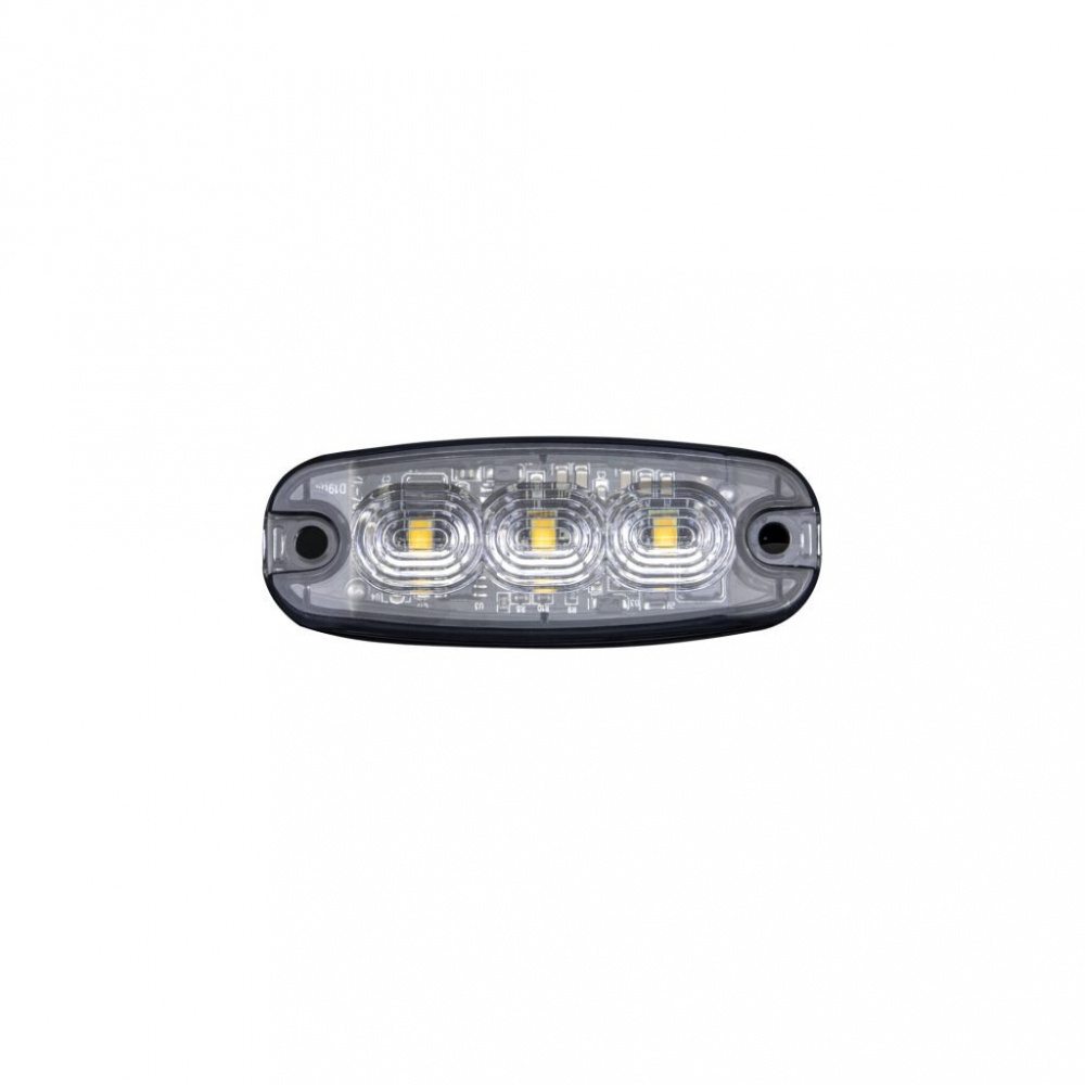 Strands Blitzlicht 3 LED, klare Linse