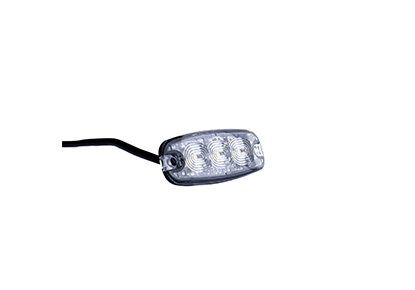 Strands Blitzlicht 3 LED, klare Linse