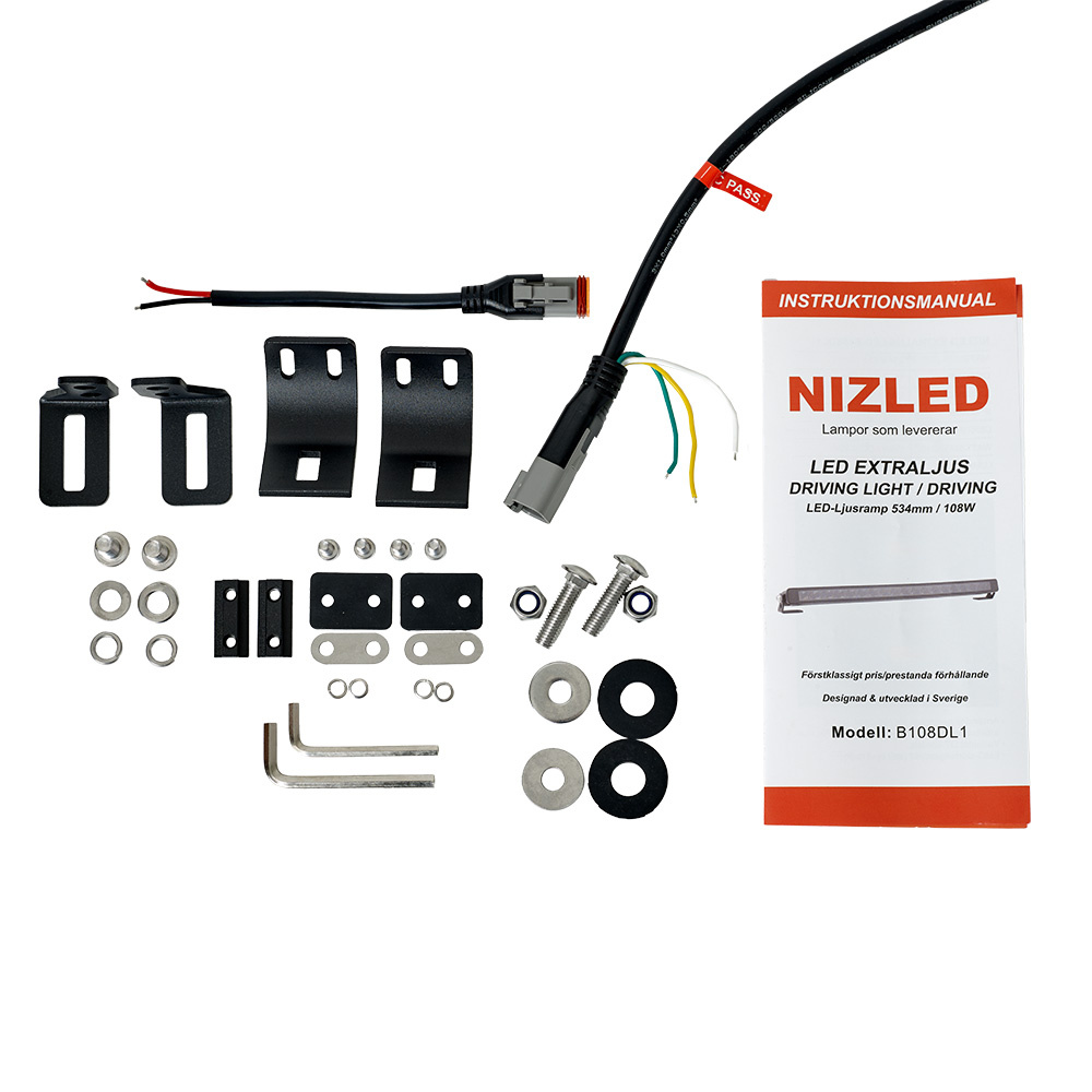 NIZLED B108DL1, 20 Zoll / 53.4 cm LED-Lichtleiste, 108W