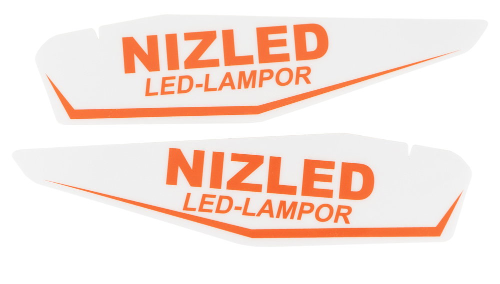 Nizled Aufkleber für Handschutz KTM weiß, Paar