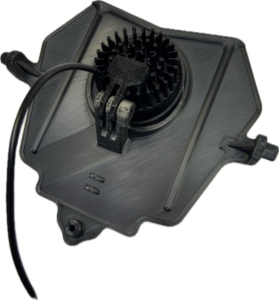 Einzelleuchte kaltweiß 40w Fantic 4-Takt 2024-, grauer Aufkleber, 1xE406k NIZLED