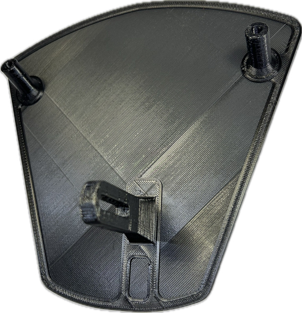 Schutzplatte Lampengehäuse GASGAS 2024- schwarz