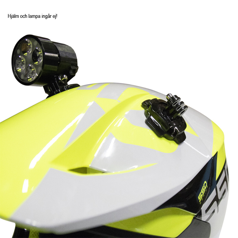 Gopro-Halter für E40F, z. B. Helm, um 360 Grad drehbar