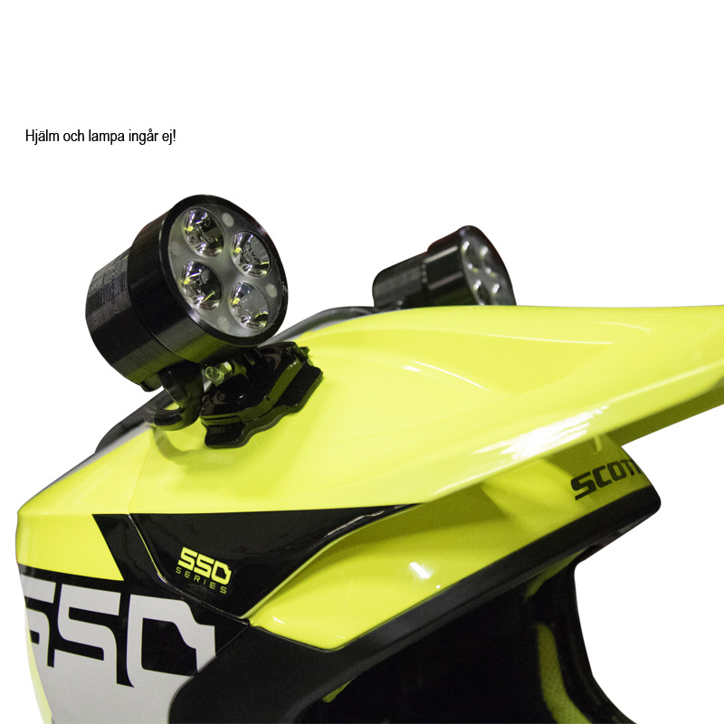 Gopro-Halter für E40F, z. B. Helm, um 360 Grad drehbar