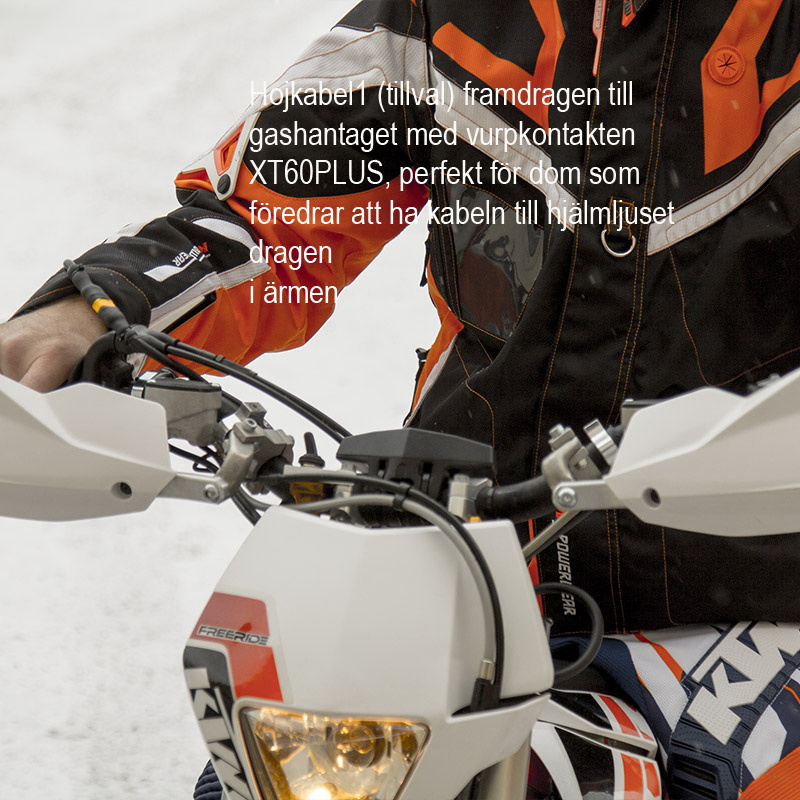 Kompletter Kabelsatz für Einzelbeleuchtung für Enduro-Bike