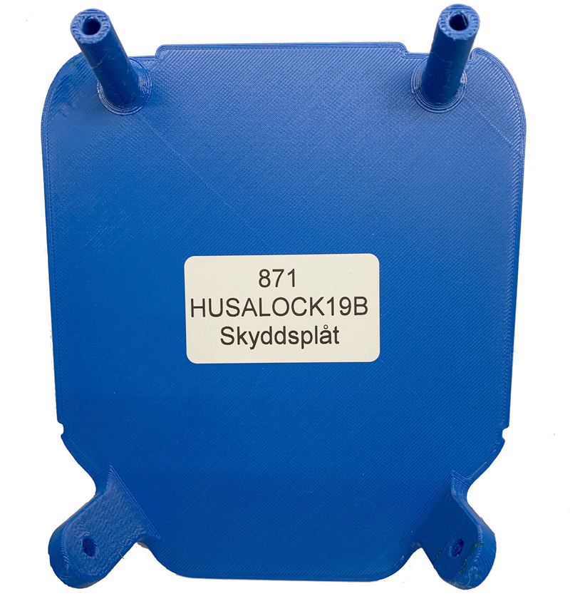 Schutzplatte für Husqvarna 2017-2019. Farbe: Blau