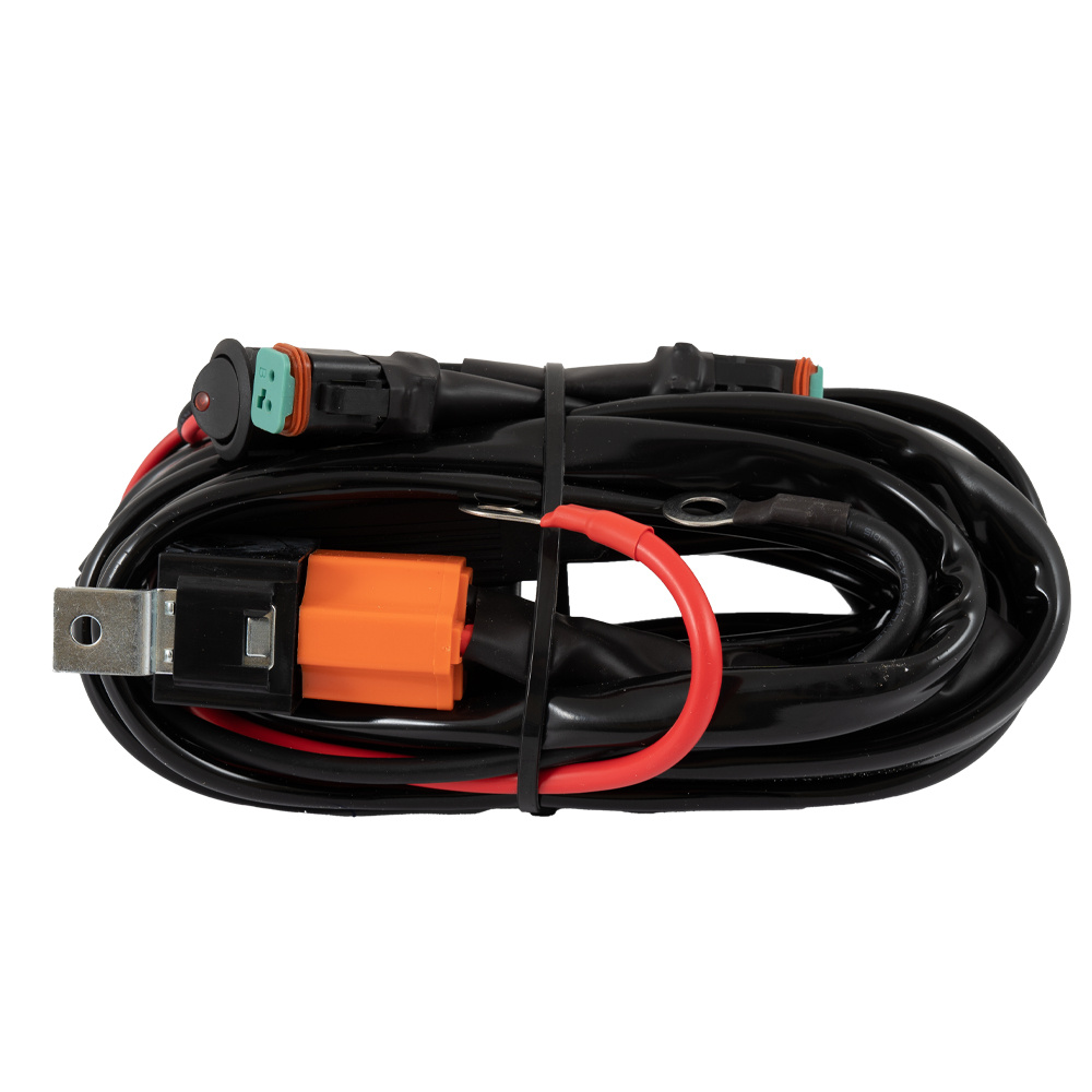 NIZLED 12V Kabelbaum für Zusatzscheinwerfer, 4x DT-Stecker, max. 560W