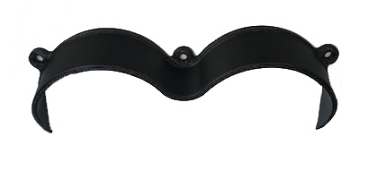 Lampengehäuse-Kappe large (Husqvarna), Nizled Schwarz 34mm