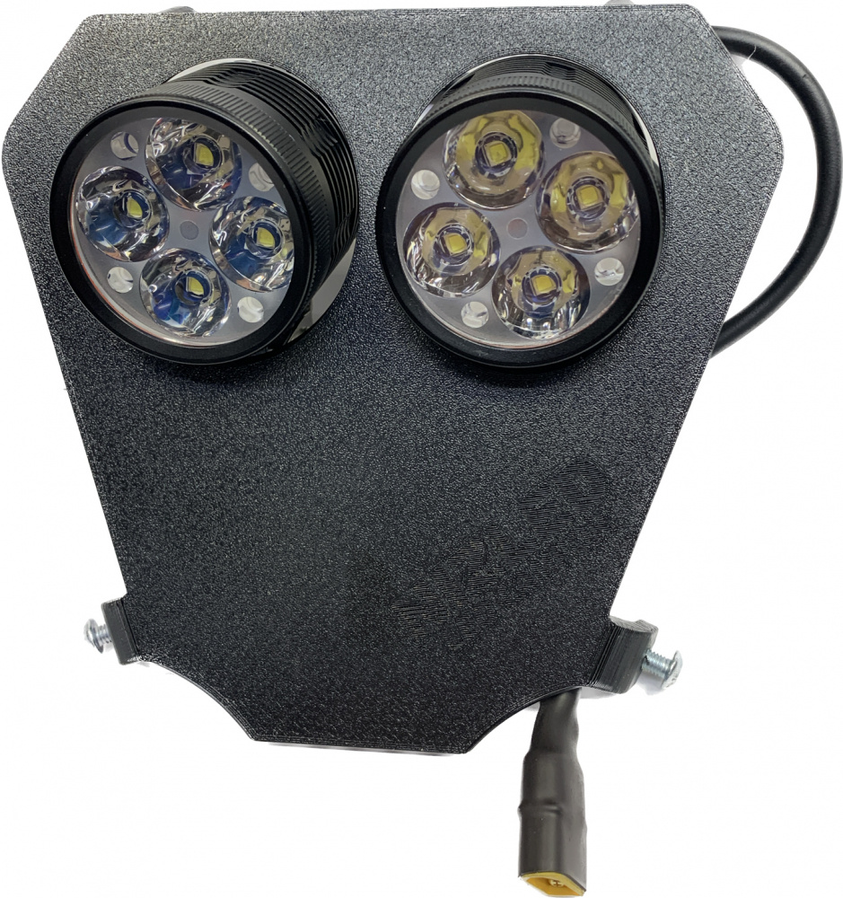 Lampenhalter kaltweiß KTM 2020-2023, 75 W mit 2x NIZLED R40DRL