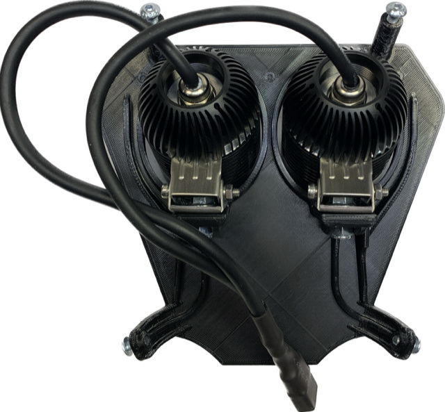 Lampenhalter kaltweiß KTM 2020-2023, 75 W mit 2x NIZLED R40DRL