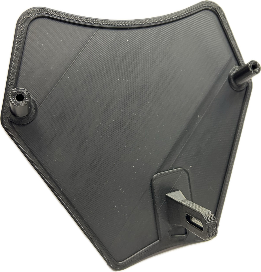 Schutzblech für Lampengehäuse KTM 2024- schwarz 4 mm dick
