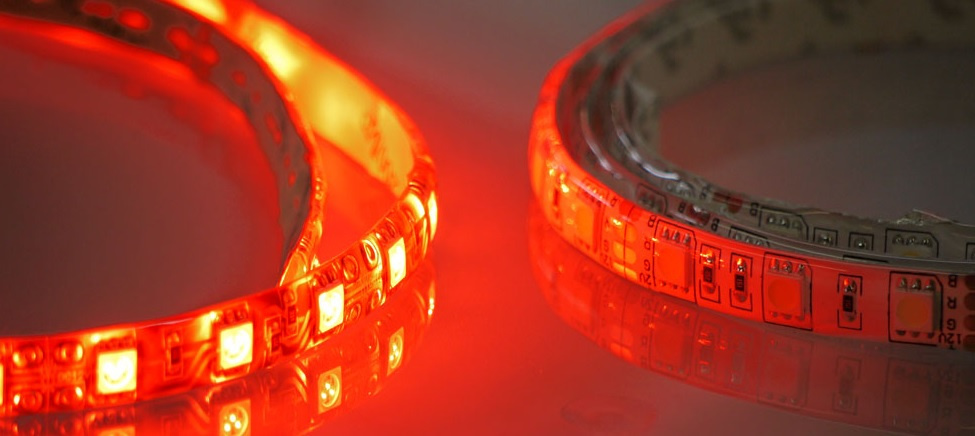 LED-Band rot 24 Volt Rolle 5 Meter