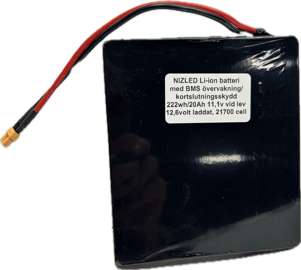Li-Ion Akku 12,6 (11,1 V) 20 Ah (BMS), (für die E30/E60 Lampe)