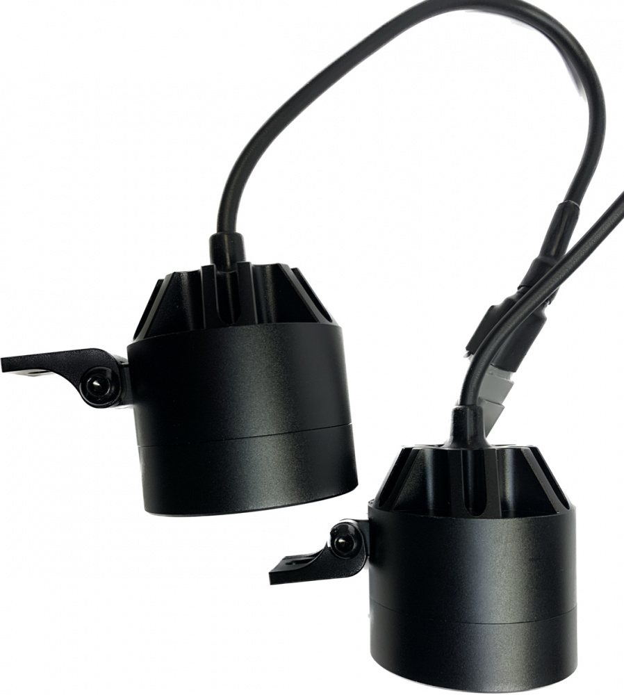 NIZLED R40S 2 Stück Zusatzscheinwerfer Spot für ATV/Motorrad/Auto 6500K 40W 9-36V