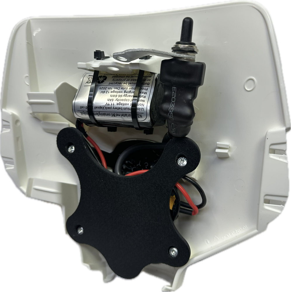Stark Varg aktive Lampenverkleidung 2xE30 kaltweiß, 60watt/6ah vapcell liion Batterie, weiß